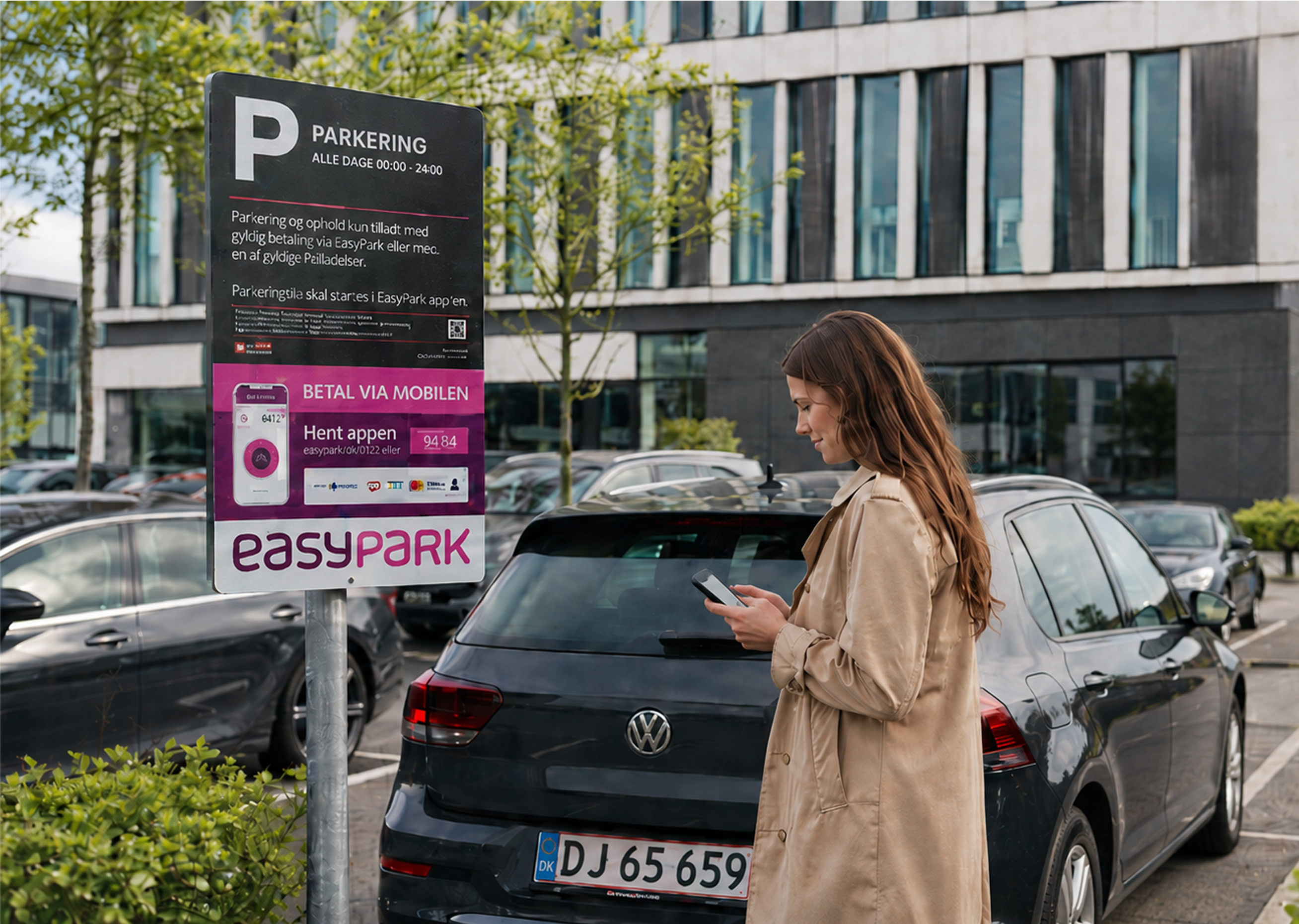 Smart Parking betalingsparkering m. EasyPark