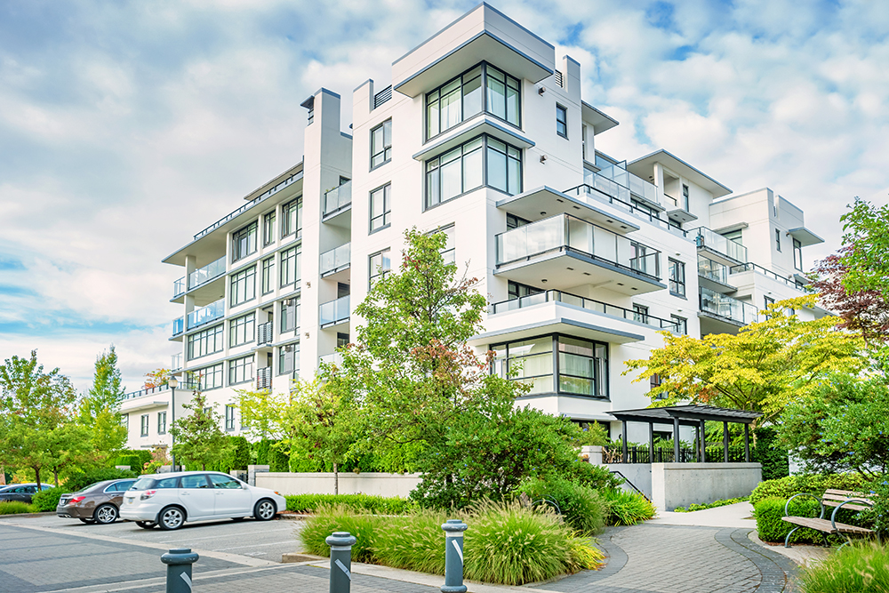 New condo building in Vancouver Canada