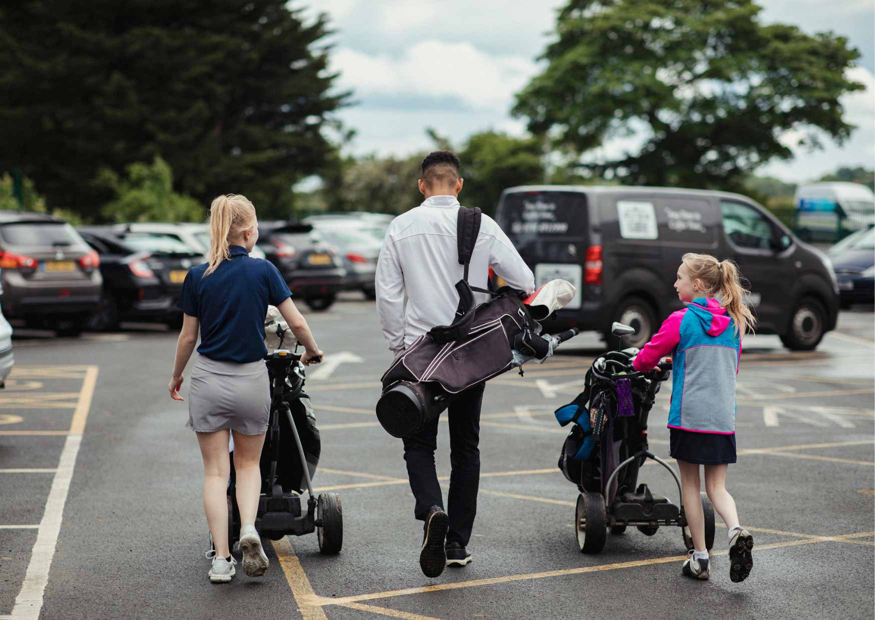 Parking at a golf club.  Make it easy for your members.