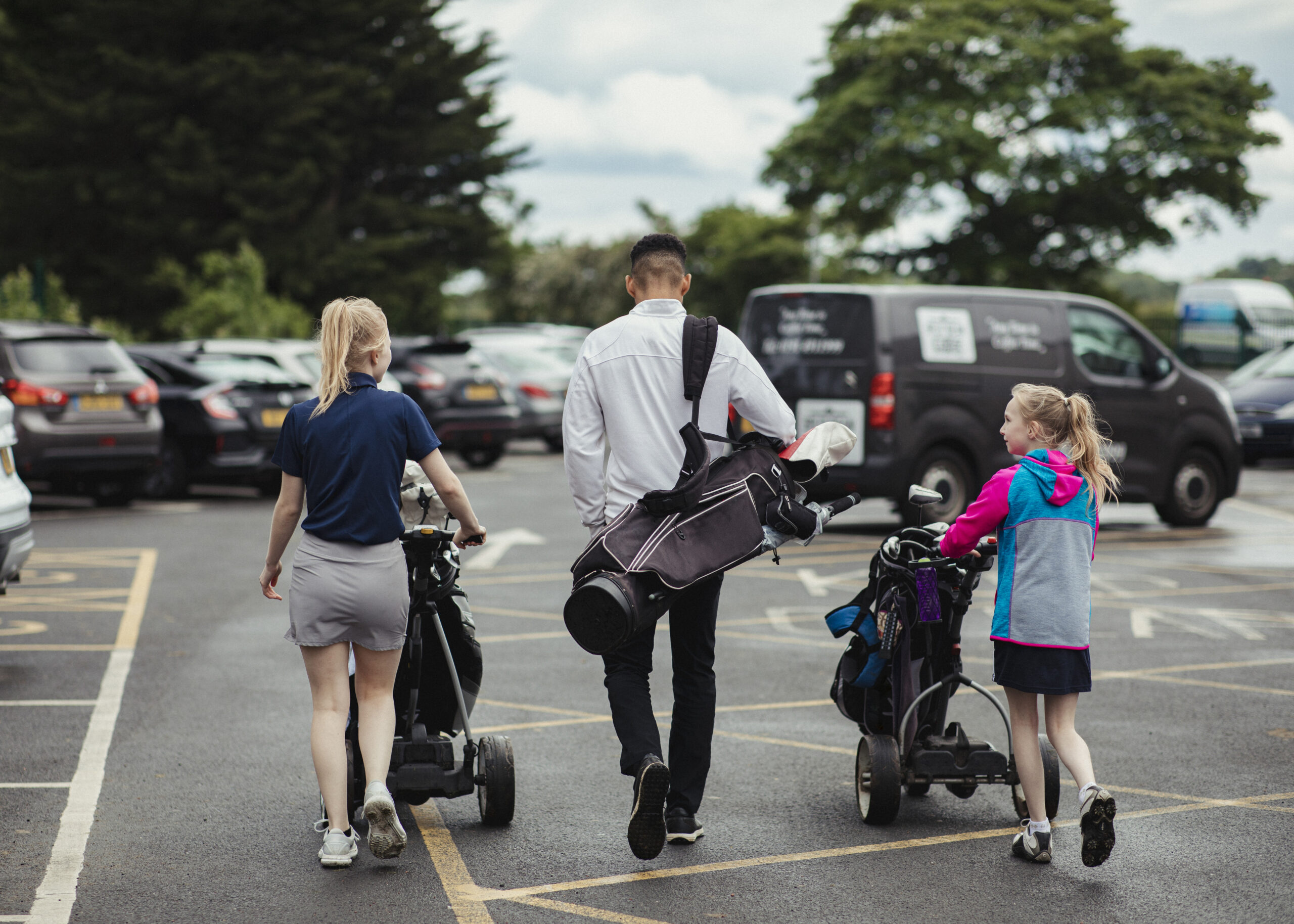 Parking at a golf club.  Make it easy for your members