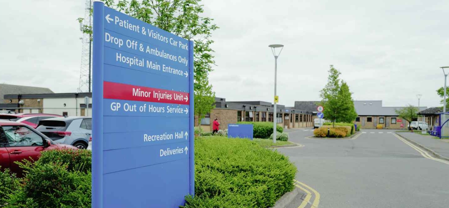 The patient at the hospital asked, ‘Did you get a parking space?”